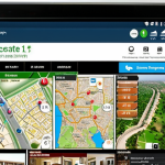 **

"Modern real estate technology in Pakistan. An online portal showing various property listings with detailed information and interactive maps. Focus on the ease of access and comparison. Incorporate Urdu text on the screen."

**