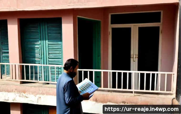 Home 17 부동산 시장의 임대 수익률 변화 - Photorealistic Pakistani real estate investor in modest traditional attire reviewing a rental apartm...
