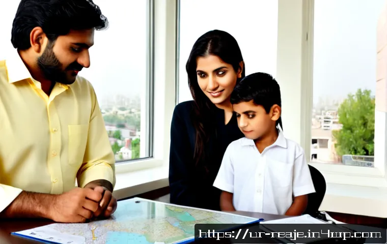 부동산 시장의 전망을 위한 성공적인 사례 - Photorealistic successful real estate market outlook scene in a modern Pakistani city, confident Urd...